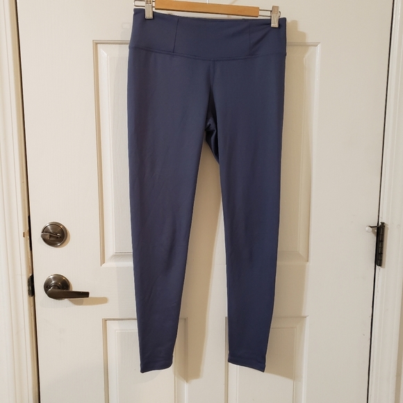 Manduka Size Medium Blue High-Waisted Leggings - Picture 1 of 11